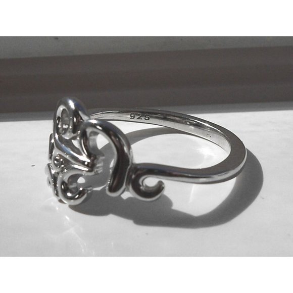 925 STERLING SILVER Om Symbol Ring - Picture 9 of 16